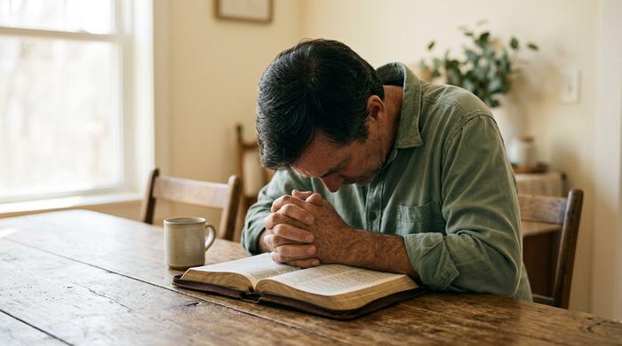 man-of-house-praying