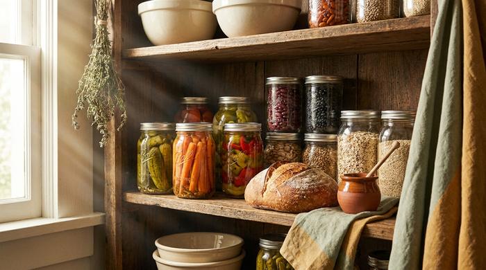 stored food for christain home